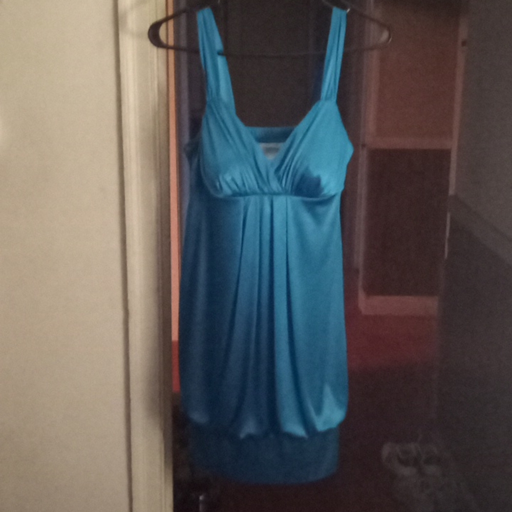 Minnie dress-top,Teal in color,size small
